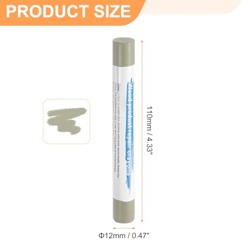 HARFINGTON 5pcs Wood Filler Sticks Wooden Wax Touch Up Furniture Repair Crayons for Scratch Hole Wood, Sand Khaki - color: Sand Khaki