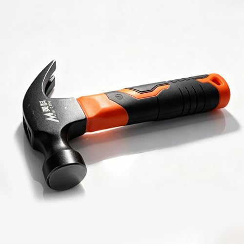0.77 lb Mini Claw Hammer Non-slip Rubber Grips, Jewelry Hammer for Metalworking, Crafting