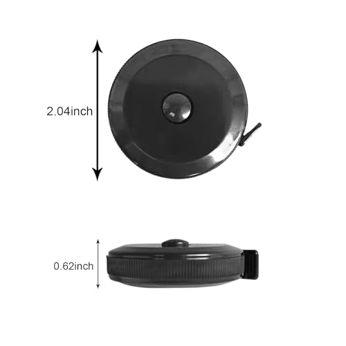 4 Pack Tape Measure Retractable Measuring for Body Fabric Sewing Tailor Cloth Knitting Craft Measurements, 60-Inch Soft Measuring Tape Double Scales Rulers for Body Weight