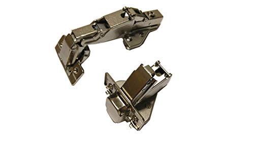165 Degree Soft Close Cabinet Hinges 2 Pack, Face Frame Lazy Susan Corner Cabinet Hinges for Cabinet Frame to Door Connection, Kitchen Cabinet Hardware - size: 165 degrees