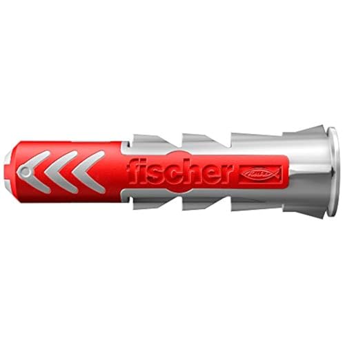 ffischer DuoPower Universal Wall Anchors for Fastenings in Concrete, Brick, Drywall and Wood, (100, Old, 3/16" x 1") - size: 3/16" x 1"