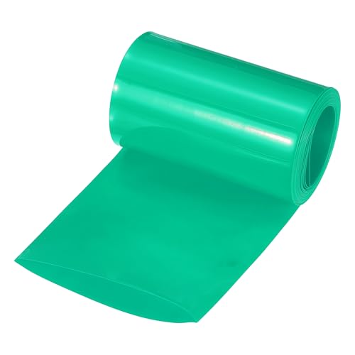 MECCANIXITY Battery Wrap PVC Heat Shrink Tubing 50mm Dia 80mm Flat 10 Feet(3meters) Green Good Insulation for Battery Pack - color: Green, size: 50mmx80mmx3m