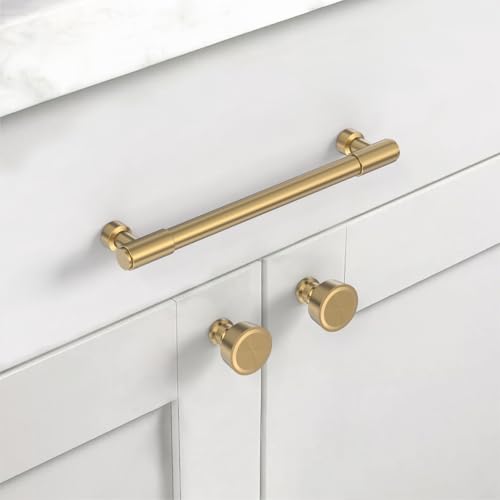 Asidrama Champagne Bronze Kitchen Cabinet Pulls,6.3 Inch,10 Pack - color: Champagne Bronze, size: 6.3" Hole Center