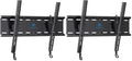 PERLESMITH Tilting TV Wall Mount Bracket Low Profile for Most 23-60 inch LED LCD OLED, Plasma Flat Screen TVs with VESA 400x400mm Weight up to 115lbs, Fits 16" Wood Stud (Pack of 2) - size: 23-60" Tilt TV Wall Mount (Pack of 2)