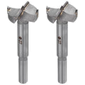 2pcs 27mm(1-1/16") Forstner Drill Bit Carbide Tipped 2 Flute - size: 27mm(1-1/16")