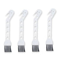 4 Packs Cleaning Brush for Robot Vacuum,Handheld Vacuum Cleaning Brush,Universal Tool Brush for Cleaning Hair/Pet Hair/Dust - color: White-4pcs