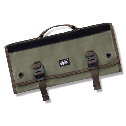 Knafs - Burrito Grande Knife Storage Roll - Large Hanging Expandable Bag with Straps (OD Green) - color: OD Green