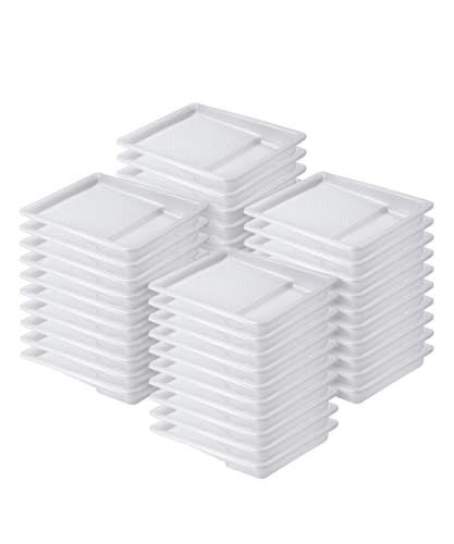 Bates- Paint Tray Liner, 9 Inch, 40 pcs, White Paint Pans Trays, Paint Pan Liners - color: White, size: 40 Pack 9 Inch
