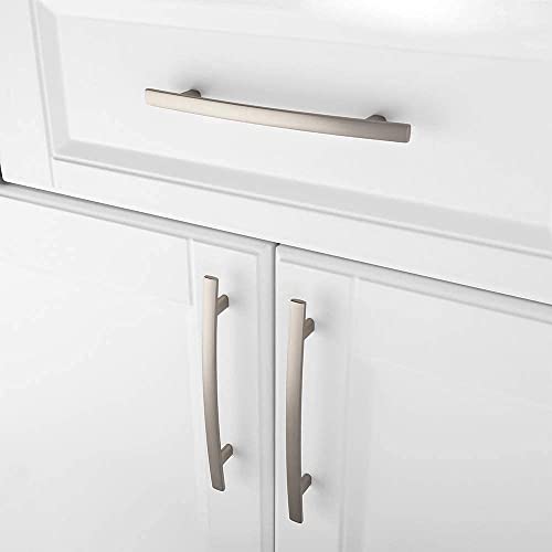 KOOFIZO 10 Pack 5 in Brushed Nickel Cabinet Pulls, Drawer Handles 1961 - color: Brushed Nickel, size: 5" CC