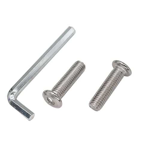 6pcs M8 x 125mm Rivet Countersunk Socket Cap Allen Head Bolts Screws Connecting for Furniture, 304 Stainless Steel - size: 6pcs M8 x 125mm