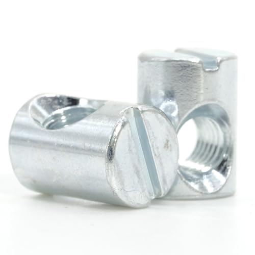 ReplacementScrews Cross Dowel Barrel Nuts Compatible with IKEA Part 100514 (SUNDVIK, MYDAL, HASSELVIKA) (Pack of 8)