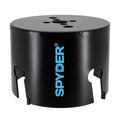 Spyder 3-3/4-Inch Diameter Carbide Tipped Hole Saw, for Fiber Cement Board, Wood, PVC, Plastic, Concrete Block, Ceramic Tile, and More (600041CF) - size: 3-3/4 inch