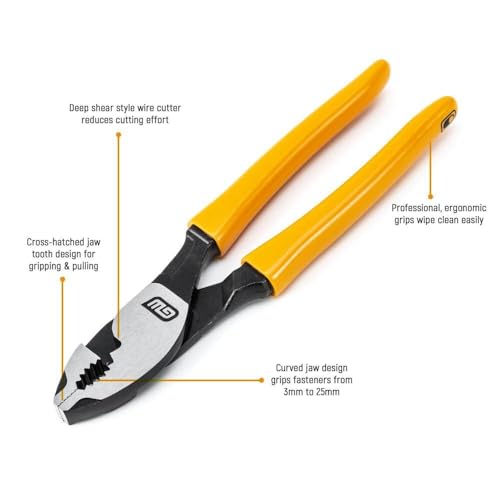 GEARWRENCH 6 Inch Dipped Handle Slip Joint Plier - 82174 - size: 6", style: Slip Joint