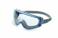 Uvex Stealth Safety Goggles with Clear Uvextreme Anti-Fog Lens, Teal & Gray Body & Neoprene Headband (S39610C) - color: Clear Lens, style: Uvextreme Coating W/Teal Body & Neoprene Headband