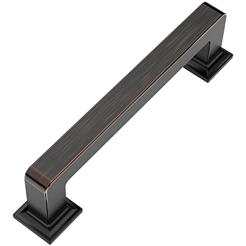 9BUILD 10 Pack 3.75 Inch Oil Rubbed Bronze Cabinet Pulls,Kitchen Hardware - color: Oil Rubbed Bronze, size: 3.75"/96MM Hole Center