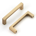 Ravinte Champagne Bronze Kitchen Cabinet Solid Handles,3 Inch,5 Pack - color: Champagne Bronze, size: 3 Inches Hole Center