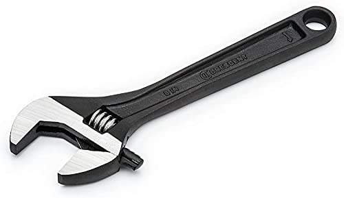 Crescent 6" Adjustable Black Oxide Wrench - Carded - AT26VS - size: 6 inch