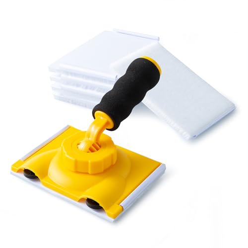 VOOMEY 360° Rotation Handle Paint Edger Trimmer with 5pcs Replace Pads - color: Rotation Handle Paint Edger with 5pcs Replace Pads