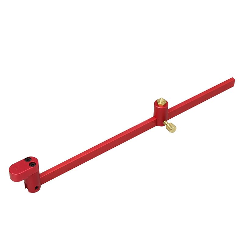 Imperial 300mm Woodworking Compass Scribe, Aluminum Adjustable Drawing Circle Ruler, Woodworking Scriber Tool, Compass Drawing Tool, Center Finder Fixed-Point Circle Line Marking Gauge