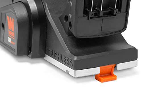 WEN Cordless Planer, Brushless with 3-1/4-Inch Blade, 20V Max 4.0 Ah Lithium-Ion Battery and Charger (20653) - size: Cordless Hand Planer
