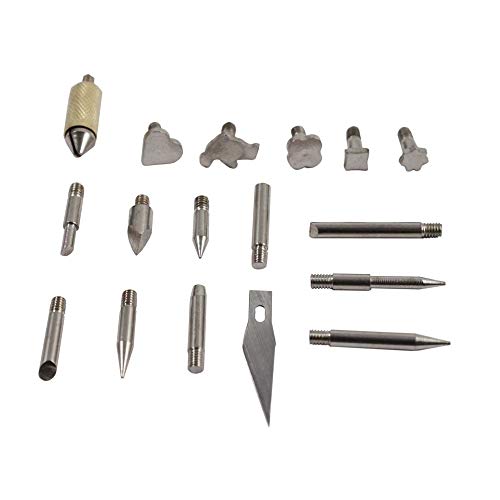 Wood Burning and Soldering Tips Stencil Set 28pc - size: 28pc