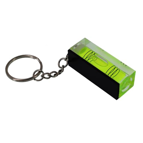 2 high-precision mini three line bubble level gauges, small household key hanging chain level ruler (magnetism, 44x15x17mm) - size: 44x15x17mm, style: magnetism