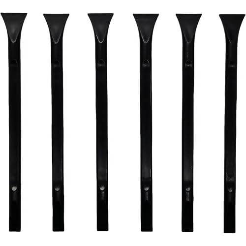 Tpyx Scraper Small Plastic Scraper Tool, Multi-Purpose Scraper Non-Scratch Cleaning Tool, Used in Narrow Spaces and Gaps, Perfect for Removing Oil Stains, Labels, Food, Dirt, Paint, Etc. (6pcs) - color: 6 Identical Scrapers