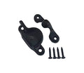 QCAA Forged Brass Sash Lock in Solid Brass, CTC 2", Matte Black, 8 Pack, Made in Taiwan - color: Matte Black, size: 8 Pack