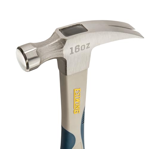ESTWING Sure Strike Hammer, 16 oz, Carbon Fiber Handle, SSCF16S - size: 16 oz, style: Rip Claw