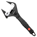 MAXPOWER 12-inch Slim Jaw Adjustable Wrench, Extra Thin Jaw Wide Opening Adjustable Wrench, Dual Scale with Metric and SAE, Soft Grip Handle - size: 12"