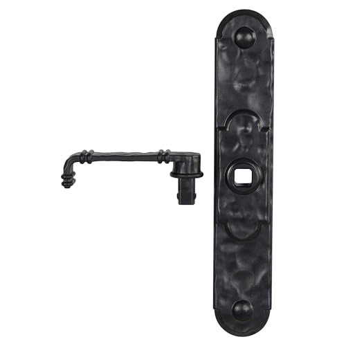 Household Essentials Black Hinge IT Premium Carriage House Lever Handle & Hinge 6 Piece Garage Door Magnet - size: Pack of 1, style: Premium Hinges with Lever