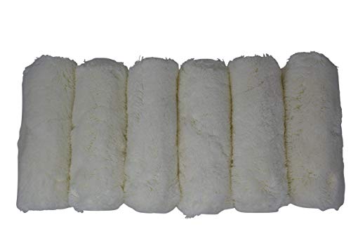 Pro Grade Paint Roller Covers, 9 Inch, 1 Inch Nap for Rough Walls, 6 Pack