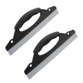 Car Squeegee, 12 Inch Automotive Windshield Squeegee with Handle, Non-Streak Water Scraper for Drying, Flexible Rubber Water Blade for Mirror, Tile, Wall, Paint (2PCS) - size: 2PCS