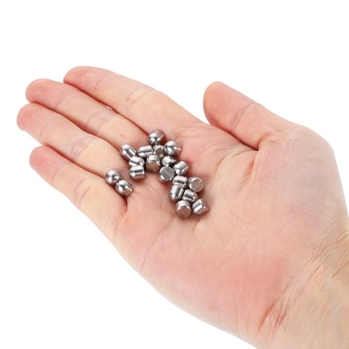 uxcell 6x6mm Dowel Pins, 5pcs 304 Stainless Steel Round Head Flat Chamfered End Dowel Pin Bunk Bed Pins Shelf Pegs Support Shelves Fasten Elements - size: 6x6mm