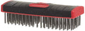 Red Devil 4166 7-Inch Soft Grip Stainless Steel Scrub Brush - size: 7 inches