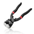 PURUS 8" High-Leverage End Cutting Pliers - Professional Heavy Duty CR-V Steel Nail Puller & Nipper, HRC60+ Induction Hardened Edge for Carpenter & Fence Repair