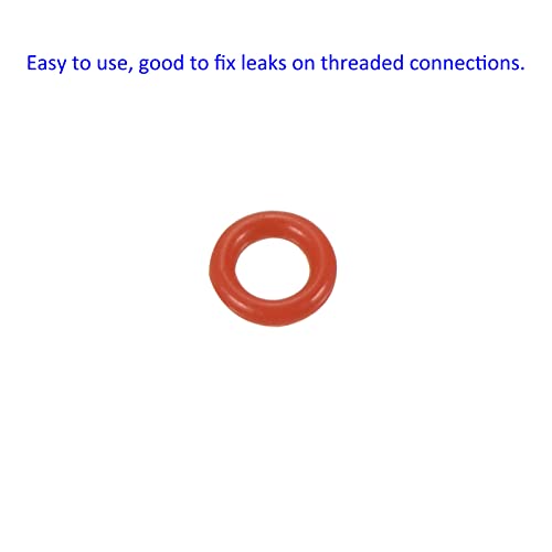 M METERXITY 30 Pack Silicone O-Rings - Garden Water Hose Rubber Sealing Gasket Ring, Soft & Elastic, Apply to Outdoor (2.5mmx4.5mmx1mm, Red) - size: 2.5mmx4.5mmx1mm