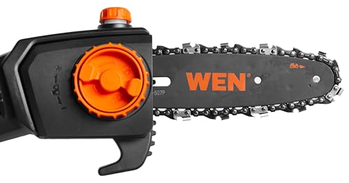 WEN 20V Max Cordless 8-Inch Pole Saw with 14.5-Foot Reach, 4Ah Battery, and Charger (20719) - style: 20V 8 in. Pole Saw.