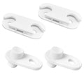 Shoe Cabinet Hinge and Stopper Replacement Part #110364 and #116713 - size: 110364 and 116713 (2 Pack)