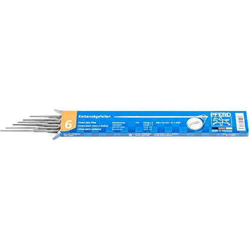PFERD Tools Chainsaw File Set, Round, 5/32" x 8", 6-Pack - color: 6 items, size: 8 inch x 5/32 inch