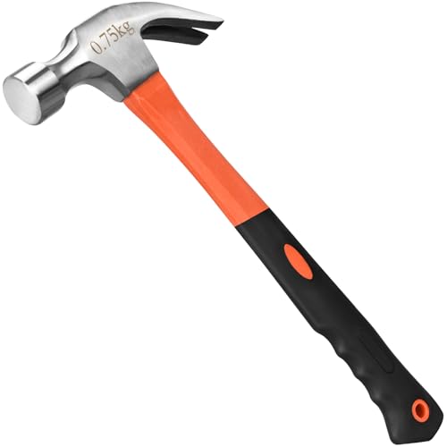 24oz Claw Hammer, Fiberglass General Purpose Claw Hammer - size: 1pcs 24oz