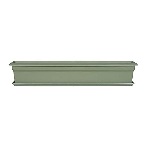 Novelty 10360, Sage, Countryside Flower Box Tray, Extra Large (34.5" x 6.5") (Pack of 3) - color: Sage, size: 36-Inch (Pack of 3)