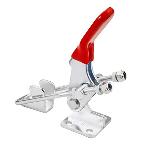 GH-40323 Latch Type Toggle Clamps Set Hand Tool Quick Release Tool, 163kg/360lbs Metal Horizontal Holding Capacity, Pack of 6 - style: 40323, 6PK