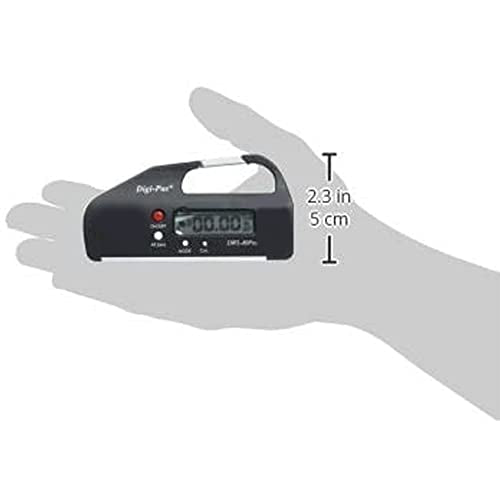 DigiPas DWL80PRO Pocket Size Digital Level, Electronic Angle Gauge, Protractor, Angle Finder, Bevel Gauge, 0.05° 4 inch, Black