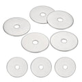 MECCANIXITY 5 Pcs M5 Stainless Steel Flat Washers Round Assortment Parts Spacers Assorted for Screws, Bolts, Plumbing, Automotive, Electrical 5.5mm ID 30mm OD 1.2mm Thick - size: M5, 5.5mm ID 30mm OD 1.2mm Thick