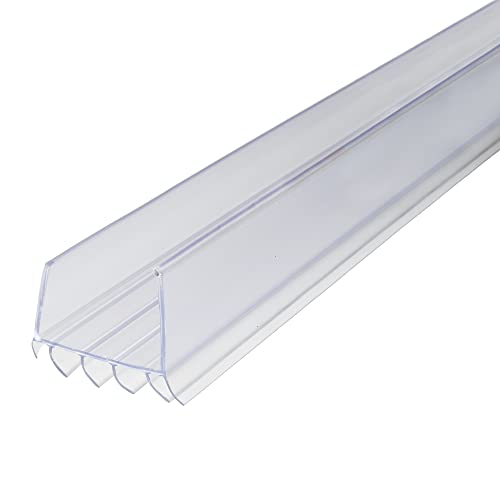 MD Building Cinch® U-Shape Slide-On Under Door Seal, Clear, 36in - color: Clear, size: 36 Inch