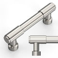 Amerdeco 10 Pack Brushed Satin Nickel Cabinet Pulls 3 Inch(76mm) Hole Center Drawer Pulls Cabinet Hardware Kitchen Cabinet Handles for Bathroom ZH0075 - color: Brushed Satin Nickel, size: 3"/76MM Hole Center