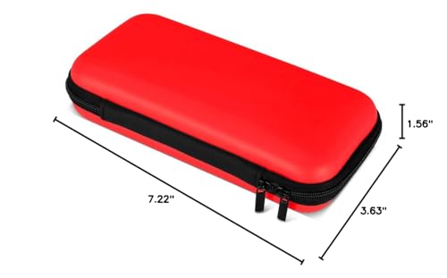 iMangoo Travel Essential Electronics Organizer Charger Case Carrying Pouch - color: Red, size: Small