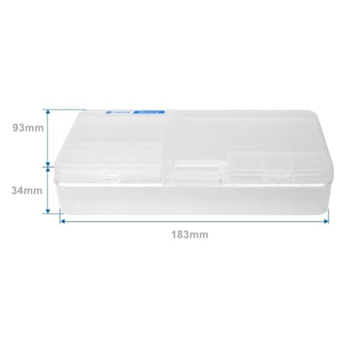 HZY SS-001A Mini Tool Box, Portable Multi-function Mobile Phone Motherboard Storage Box Durable Plastic Organizer Container Screw Organizer For Nuts, Bolts, Screws, Nails, Small Hardware - style: SS-001A Mini Tool Box
