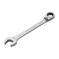 BLACK CANYON 7/8 Inch Ratchet Combination Wrench, 12-Point Box End & Hex Opening, Polished Steel Ratcheting Wrench with SAE & Metric Sizes - size: 7/8 Inch, style: Inch